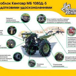 Мотоблок МБ 1080Д КЕНТАВР Мотоблок МБ 1080Д КЕНТАВР